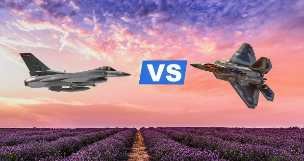مقایسه جنگنده اف 16 با اف 22