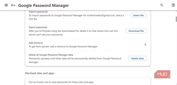 ذخیره رمز عبور در مرورگر