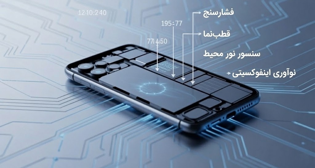 سنسورهای موبایل چگونه کار می‌کنند
