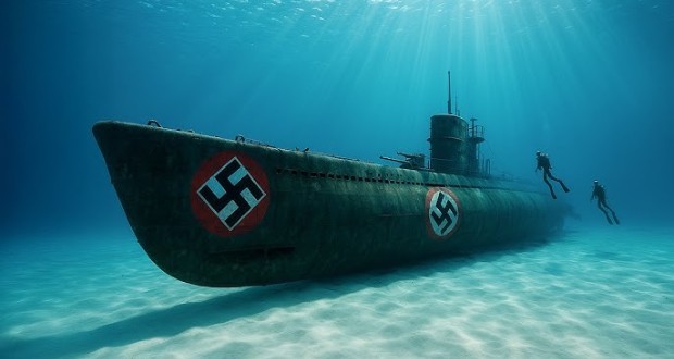 زیردریایی گمشده نازی‌ها