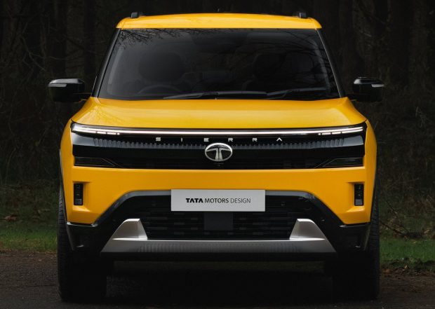 نمای جلو شاسی بلند تاتا سیرا