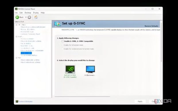 انتخاب مانیتور بازی