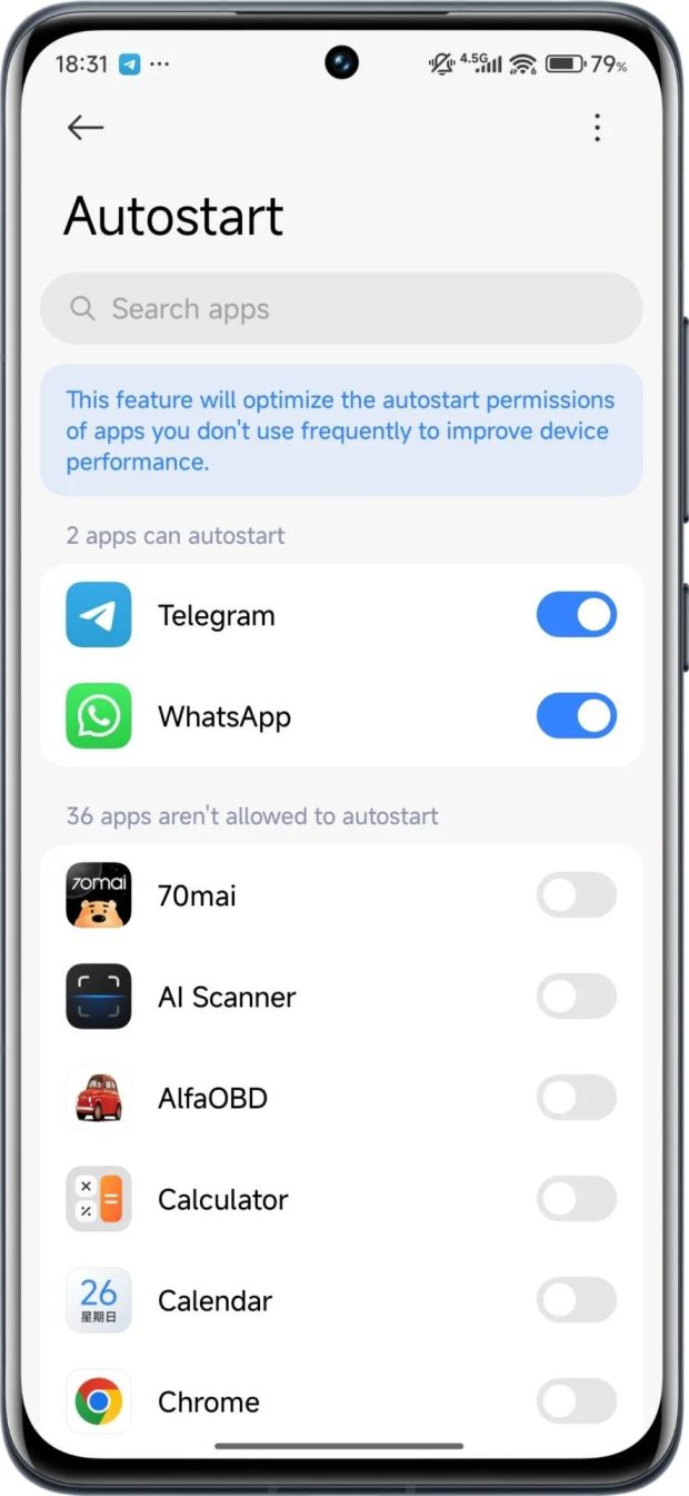 افزایش عمر باتری شیائومی