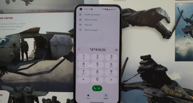 منوی عیب یابی گوشی