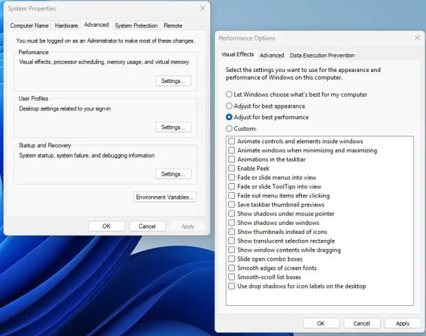 افزایش سرعت ویندوز 11