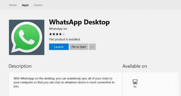 نسخه ویندوز ۱۱ واتساپ