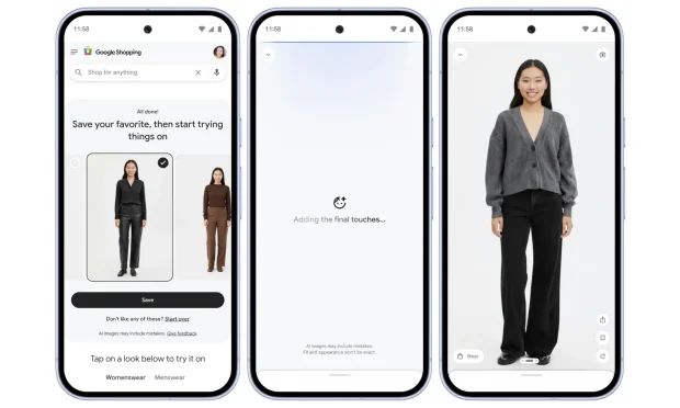 پرو مجازی لباس