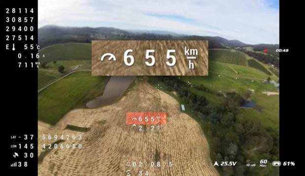 رکورد سرعت پهپاد دست‌ساز