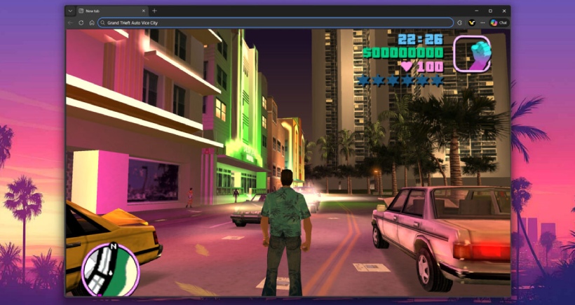 اجرای بازی GTA Vice City در مرورگر ممکن شد