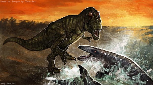 هیولاهای دریایی عصر دایناسورها در رودخانهها