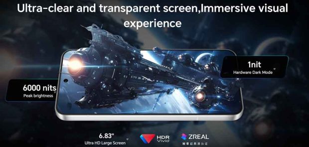 نمایشگر گوشی‌های گیمینگ Honor Win