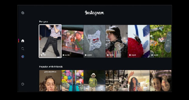 اپلیکیشن اینستاگرام برای تلویزیون