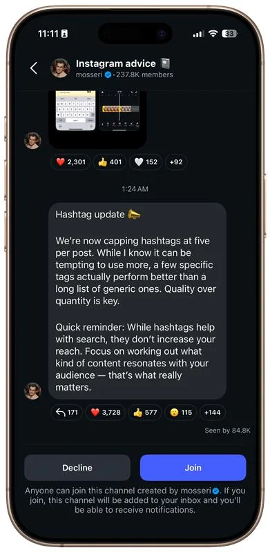 هشتگ اینستاگرام