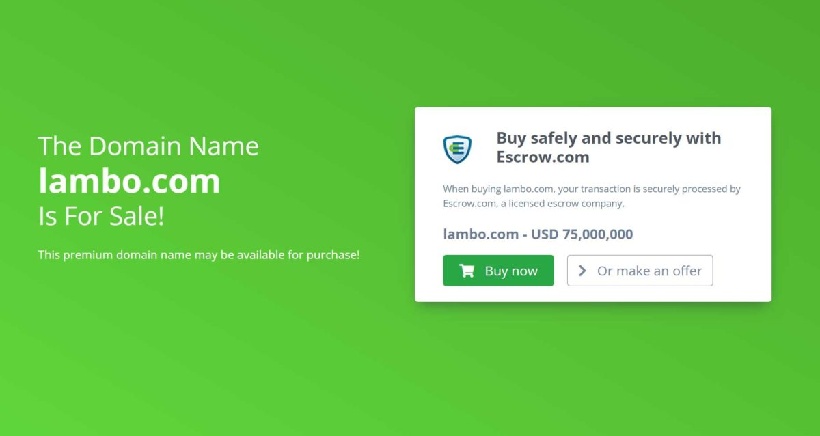فروش دامین Lambo.com