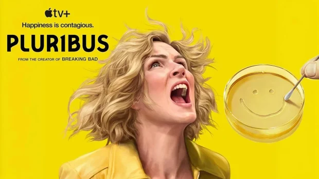 نمایش تبلیغات سریال Pluribus روی یخچال سامسونگ