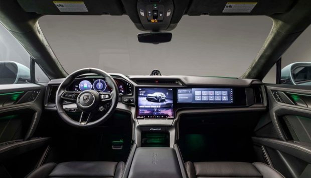 نمای داشبورد پورشه کاین برقی 2026