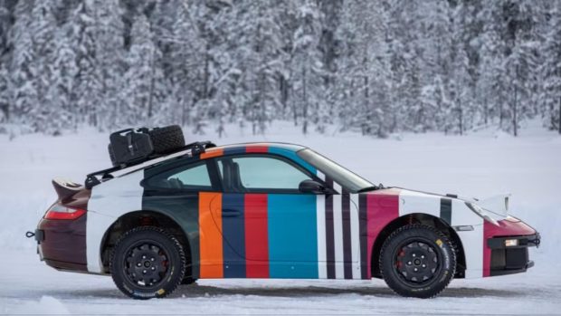 تغییر رنگ بدنه پورشه