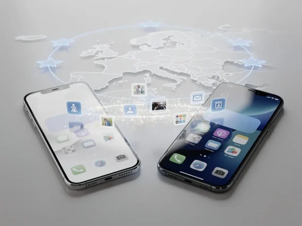 انتقال اطلاعات بین آیفون و اندروید