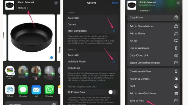 انتقال فایل از آیفون به فلش