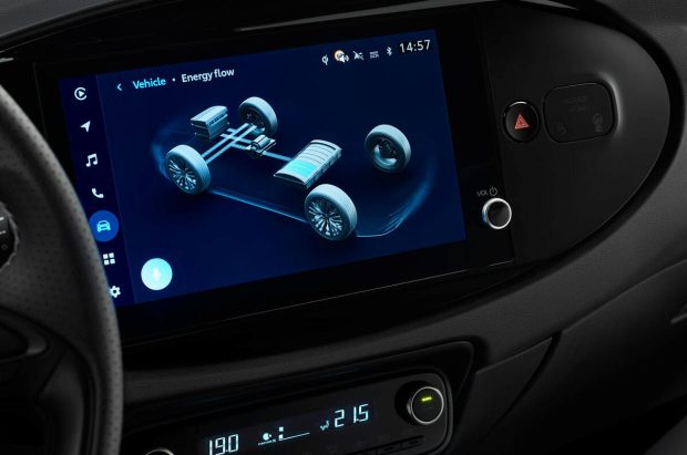 نمای کابین تویوتا آیگو X