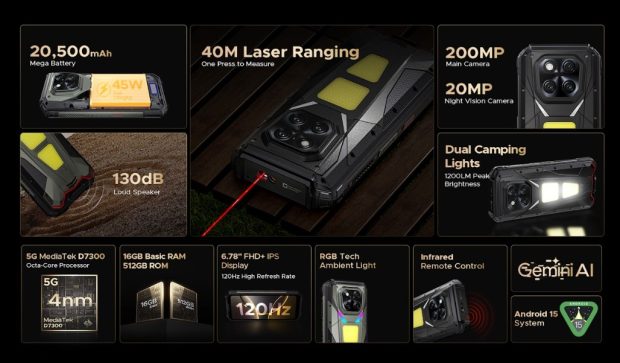 گوشی دوجی وی مکس LR