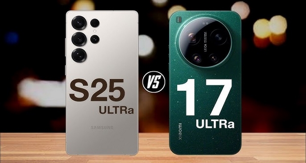 مقایسه شیائومی 17 اولترا گلکسی اس 25 اولترا