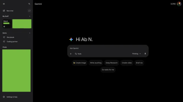 طراحی جدید جمنای وب