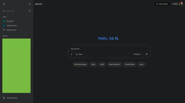طراحی جدید جمنای وب