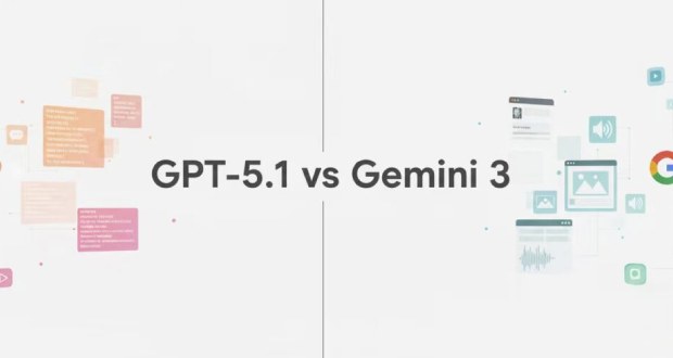 مقایسه ChatGPT 5.1 و Gemini 3