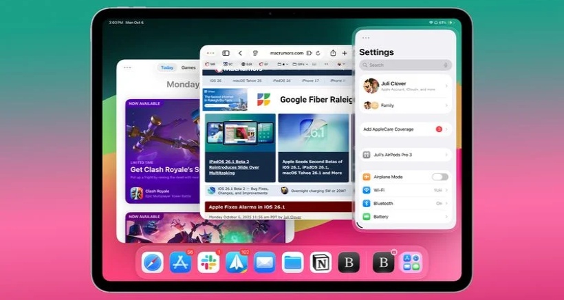 آپدیت iPadOS 26.2