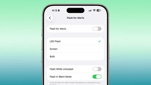 فلش نوتیفیکیشن در آی او اس ۲۶.۲