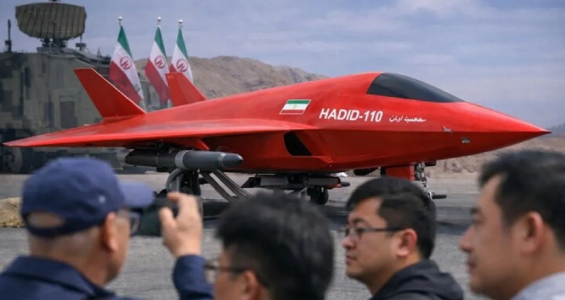 پهپاد حدید ۱۱۰ ایران رونمایی شد؛ پرنده جت‌محوری که کابوس پدافندها می‌شود