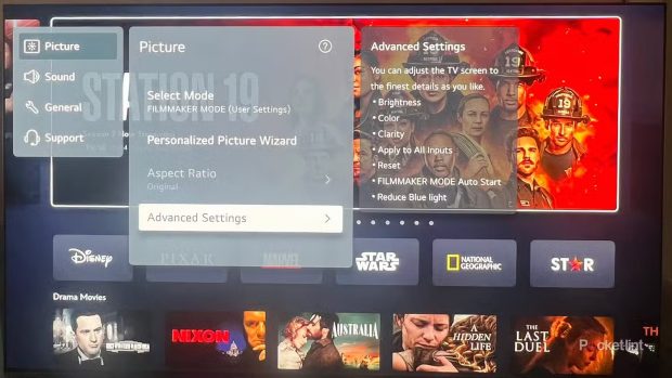 کیفیت تصویر تلویزیون