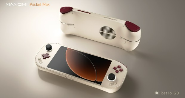 کنسول دستی Mangmi Pocket Max با نمایشگر 144 هرتزی OLED و طراحی رترو رونمایی شد