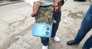 انفجار عجیب گوشی موتورولا