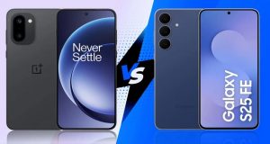 مقایسه وان پلاس 15R با گلکسی S25 FE