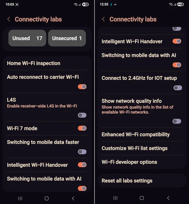 افزایش سرعت اینترنت سامسونگ