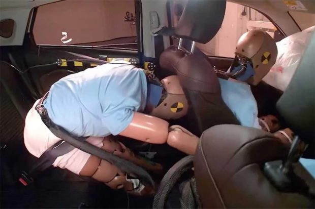 تست تصادف سوزوکی فرانکس