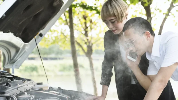 بوی سوختگی بخاری ماشین