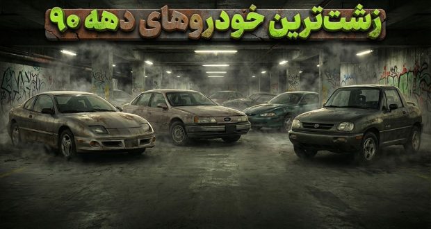 زشت‌ترین خودروهای دهه ۹۰