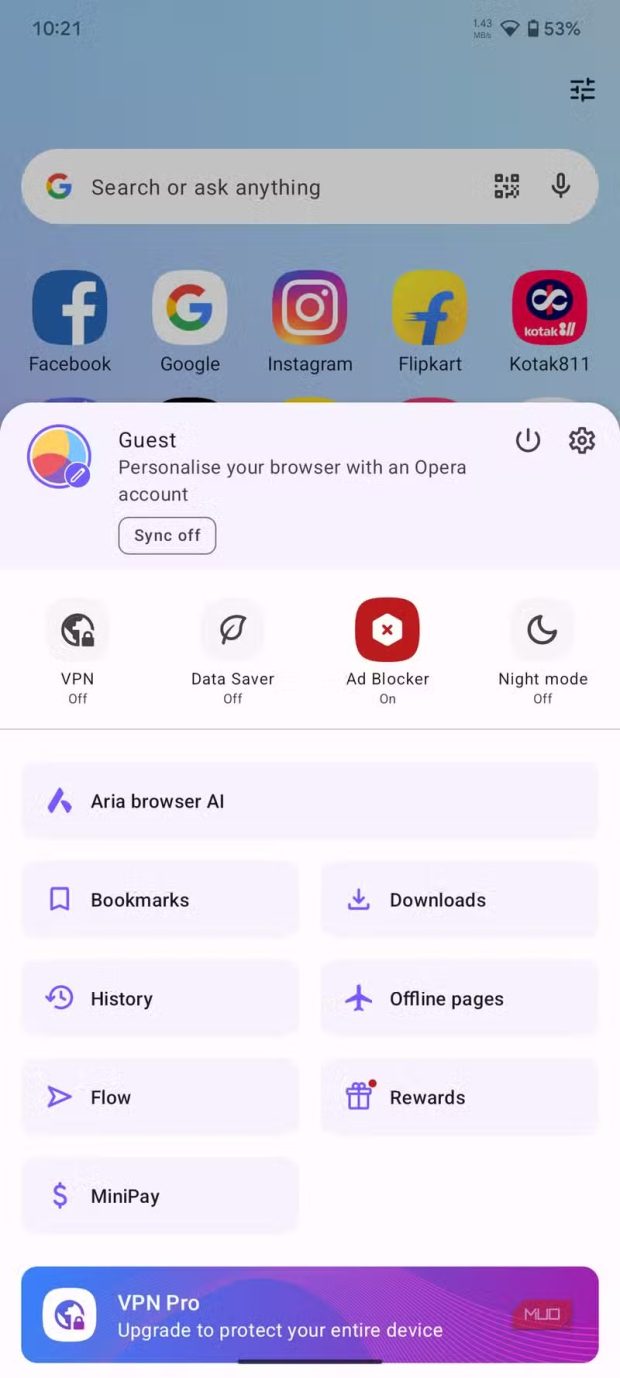 مرورگر اندروید