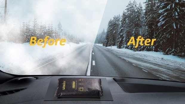 بخارزدایی شیشه جلوی ماشین