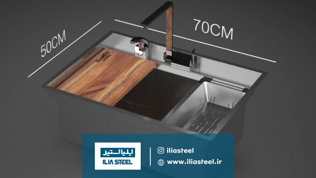 سینک فلاشمونت 6061 ایلیااستیل