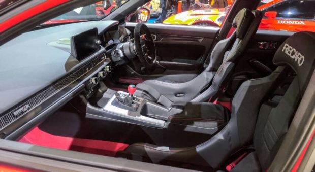 نمای کابین هوندا سیویک تایپ R مسابقهای
