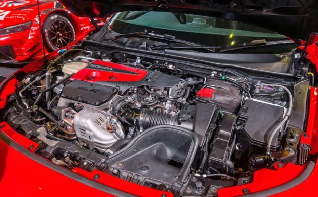 نمای پیشرانه هوندا سیویک تایپ R مسابقهای