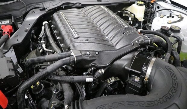 نمای پیشرانه موستانگ شلبی GT350/TA