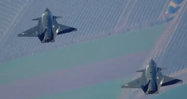 پرواز گروهی خودمختار پهپاد بیرقدار قزل‌الما