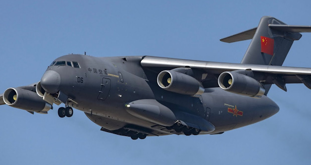 هواپیمای باری نظامی چین در ایران