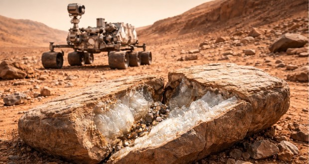 گوگرد خالص در مریخ