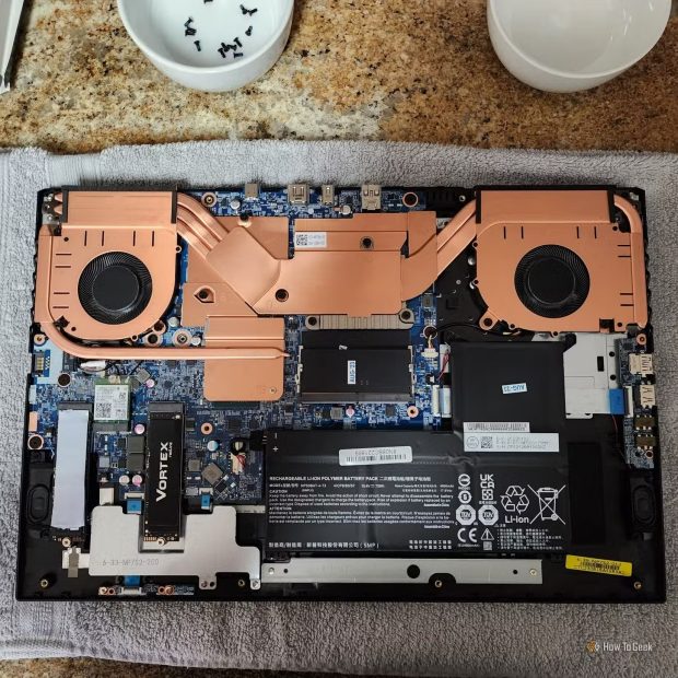 فضای ذخیره‌سازی لپ‌تاپ گیمینگ